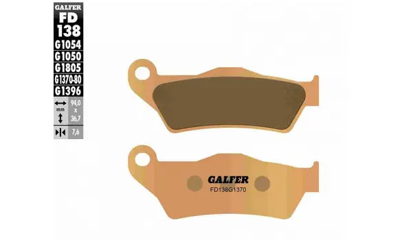 Pastillas Freno Galfer FD138-G1370 -P151