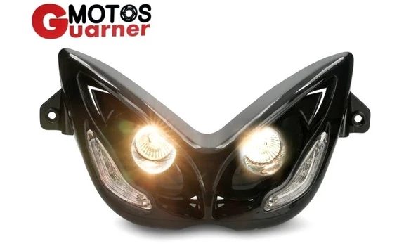 Careta Faro Yamaha Aerox Angel Eyes Negr