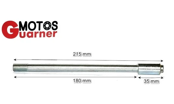 Eje Rueda Gilera H2O Delantera 12x215
