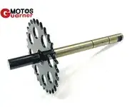 Eje Pedalier Mobylette Con Plato 28-Z