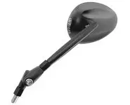 Espejo Ovalado 125x86 Negro Ambos Lados