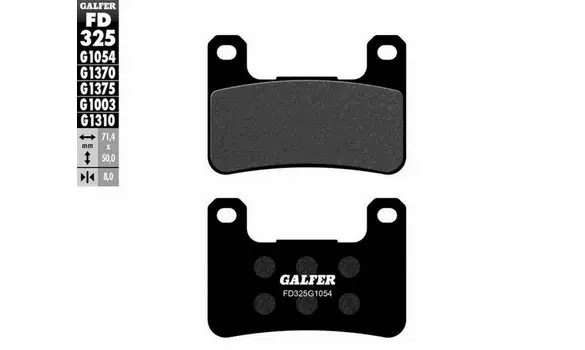 Pastillas Freno Galfer FD325-1054 -806HS