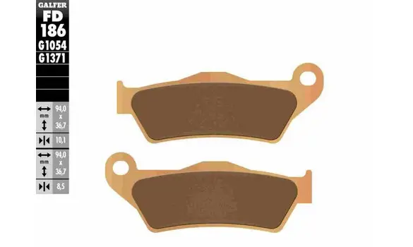 Pastillas Freno Galfer FD186-G1371