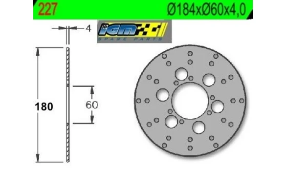 Disco Freno Beta RK-6 50 Trasero
