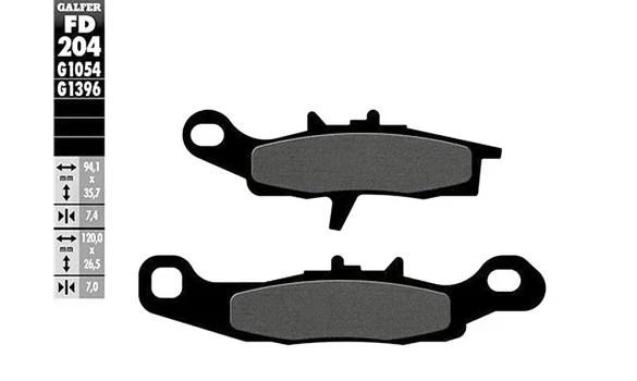 Pastillas Freno Galfer FD204-G1054