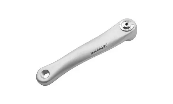 Biela Izquierda Bici Aluminio Plata